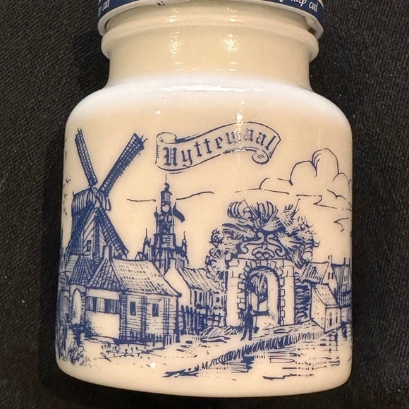 French mustard milk glass jar - Picture 4 of 7